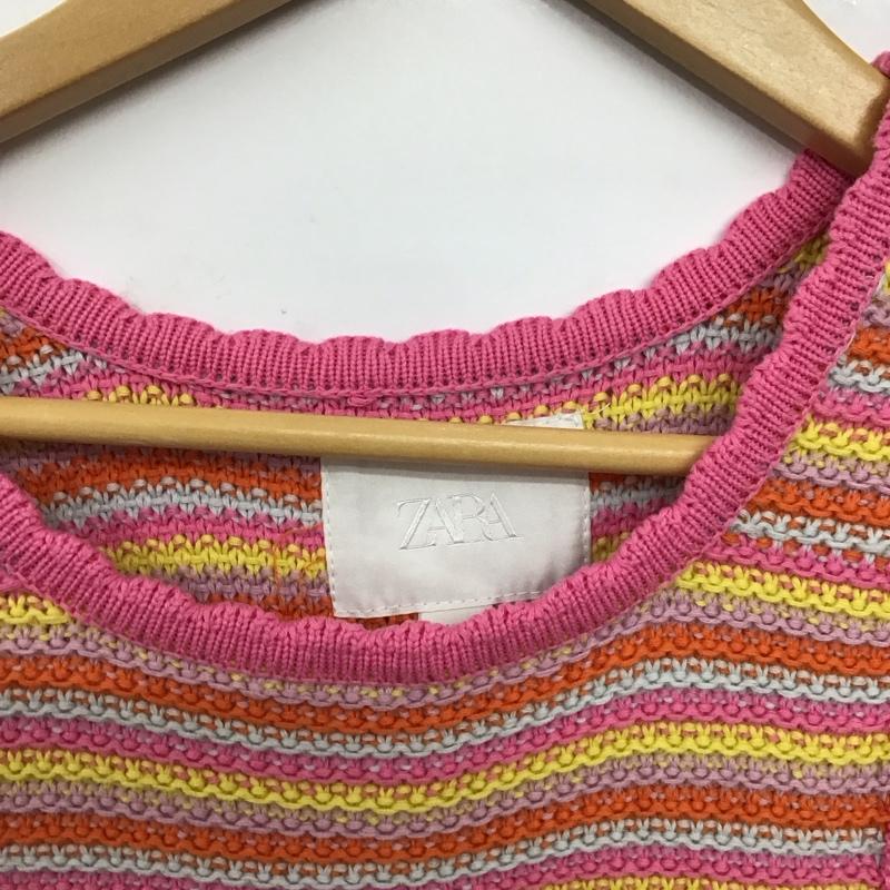 ザラ ZARA タンクトップ タンクトップ ニットタンクトップ ノースリーブカットソー プリント マルチカラー / マルチカラー / multicolor レディース USED 古着 中古 10158654