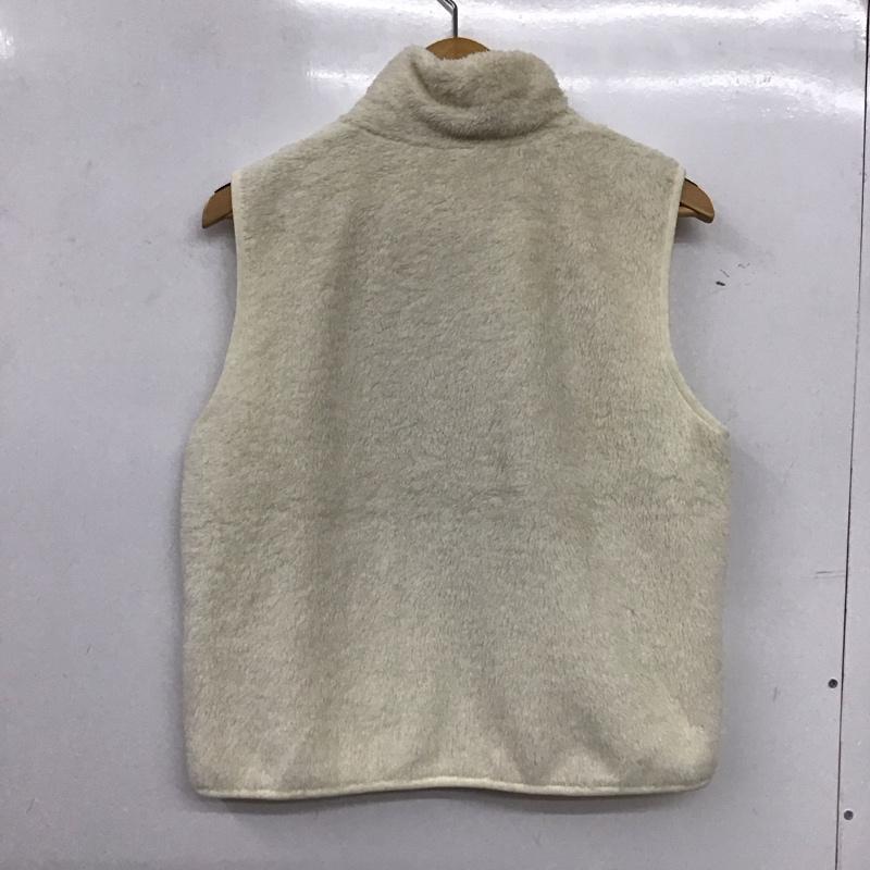 ユニクロ UNIQLO ベスト ベスト ファーリーフリースベスト M 無地 オフホワイト / オフホワイト / レディース USED 古着 中古 10158658
