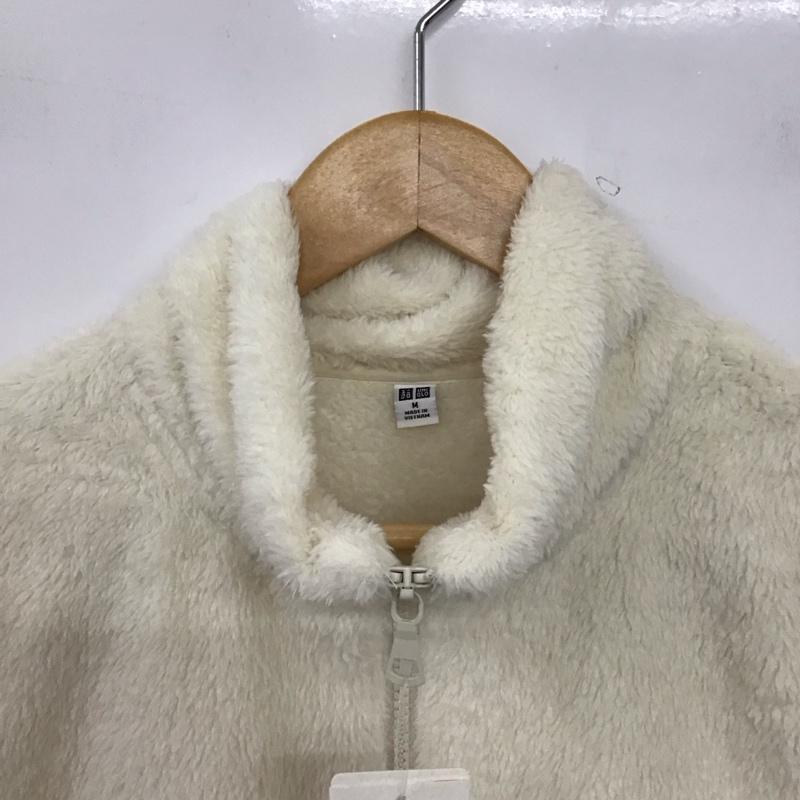 ユニクロ UNIQLO ベスト ベスト ファーリーフリースベスト M 無地 オフホワイト / オフホワイト / レディース USED 古着 中古 10158658