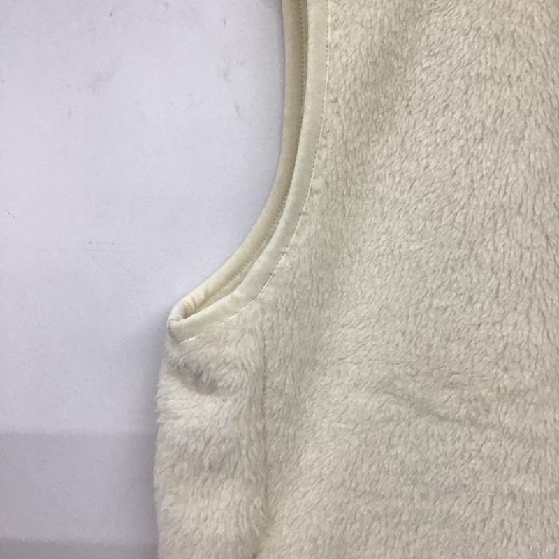 ユニクロ UNIQLO ベスト ベスト ファーリーフリースベスト M 無地 オフホワイト / オフホワイト / レディース USED 古着 中古 10158658