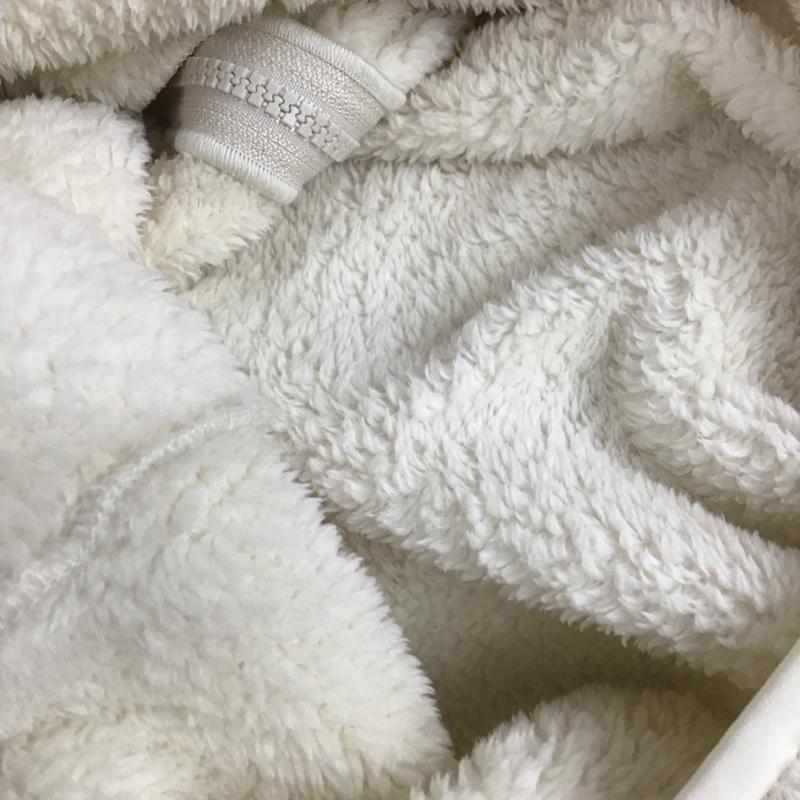 ユニクロ UNIQLO ベスト ベスト ファーリーフリースベスト M 無地 オフホワイト / オフホワイト / レディース USED 古着 中古 10158658