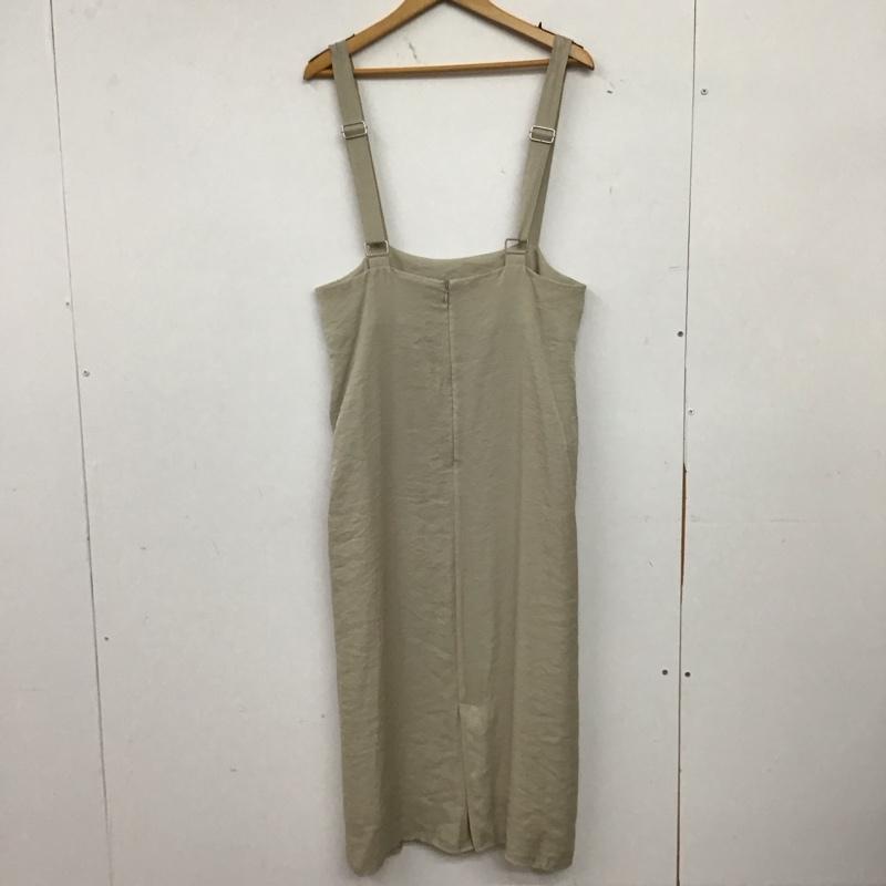 レプシィム LEPSIM ワンピース ロングスカート ロングワンピース ノースリーブワンピース フレアスカート L 無地 灰 / グレー / gray レディース USED 古着 中古 10158661