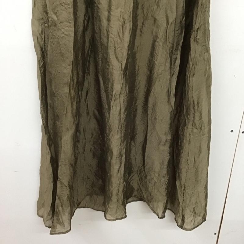レプシィム LEPSIM ワンピース ロングスカート ノースリーブワンピース ロングスカート フレアスカート FREE 無地 カーキ / カーキ / khaki レディース USED 古着 中古 10158663