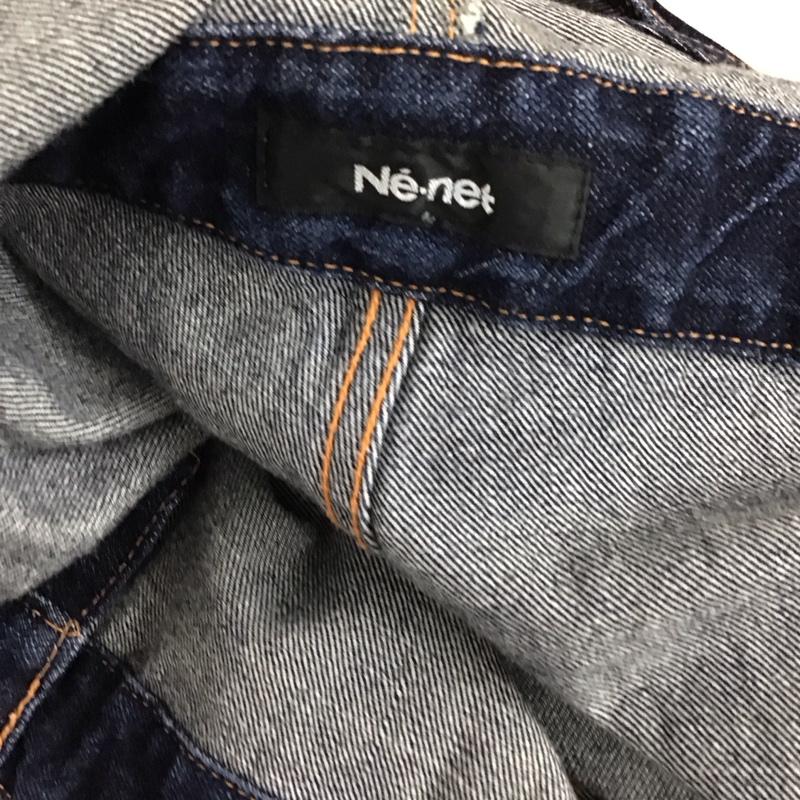 ネ・ネット Ne-net サロペット・オーバーオール サロペット、オーバーオール オーバーオール つなぎ オールインワン 2 ロゴ、文字 インディゴ / インディゴ / Indigo レディース USED 古着 中古 10158666