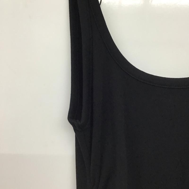 ザラ ZARA ワンピース ロングスカート ノースリーブロングワンピース タイトスカート L 無地 黒 / ブラック / black レディース USED 古着 中古 10158675