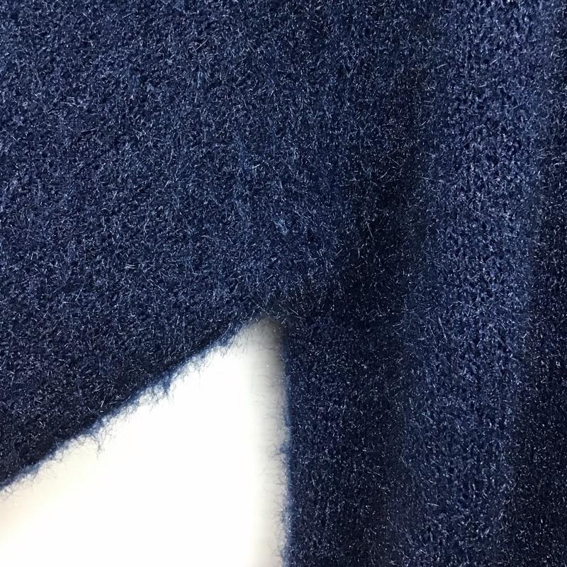 スライ SLY カーディガン 長袖 030bay70-3980 バルーンスリーブカーディガン FREE 無地 紺 / ネイビー / navy レディース USED 古着 中古 10158678