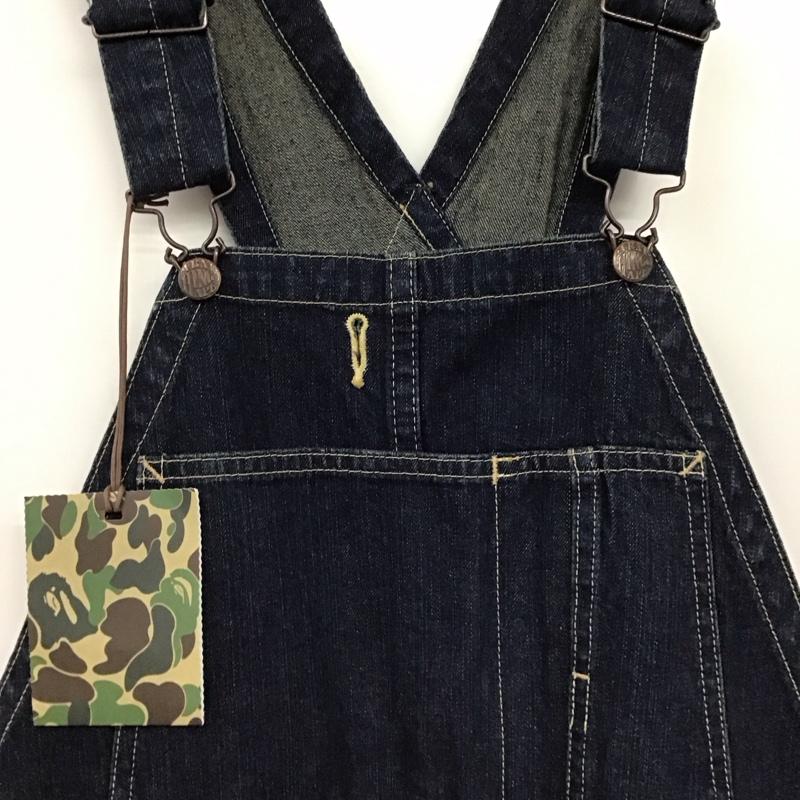アベイシングエイプ A BATHING APE サロペット・オーバーオール サロペット、オーバーオール オーバーオール つなぎ オールインワン XL 無地 インディゴ / インディゴ / Indigo メンズ USED 古着 中古 10158679