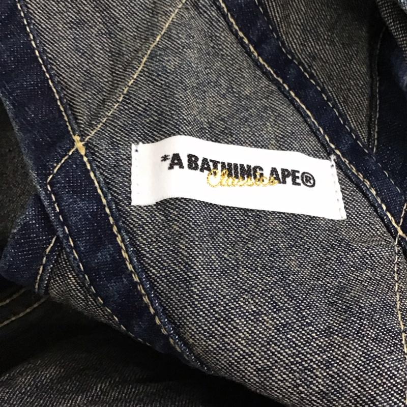 アベイシングエイプ A BATHING APE サロペット・オーバーオール サロペット、オーバーオール オーバーオール つなぎ オールインワン XL 無地 インディゴ / インディゴ / Indigo メンズ USED 古着 中古 10158679