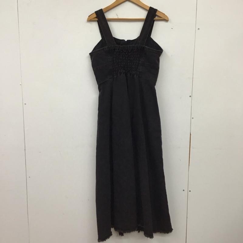 アズールバイマウジー AZUL BY MOUSSY ワンピース ロングスカート 250eac13-315g ノースリーブロングワンピース M 無地 ダークグレー / ダークグレー / レディース USED 古着 中古 10158684