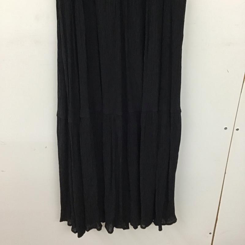 オリーブデオリーブ OLIVE des OLIVE ワンピース ロングスカート ノースリーブロングワンピース フレアスカート M 無地 黒 / ブラック / black レディース USED 古着 中古 10158687
