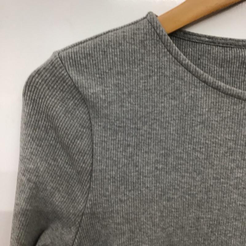 ザラ ZARA ワンピース ロングスカート 長袖ロングワンピース タイトワンピース カジュアルワンピース XS 無地 灰 / グレー / gray レディース USED 古着 中古 10158692