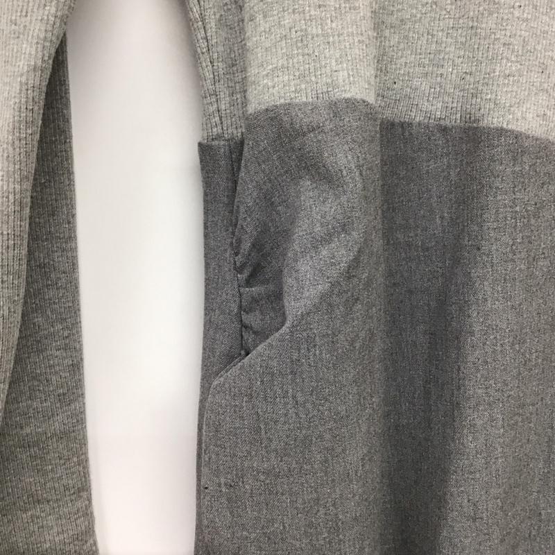 ザラ ZARA ワンピース ロングスカート 長袖ロングワンピース タイトワンピース カジュアルワンピース XS 無地 灰 / グレー / gray レディース USED 古着 中古 10158692