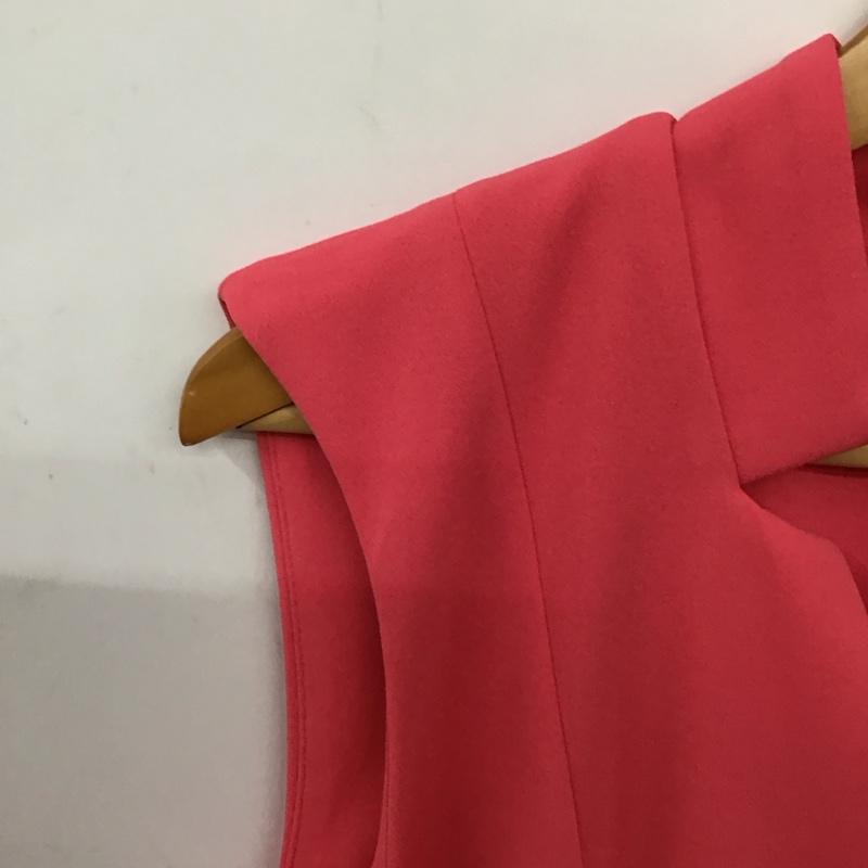 カルバン・クライン Calvin Klein ワンピース ロングスカート ノースリーブロングワンピース フレアスカート 無地 桃 / ピンク / pink レディース USED 古着 中古 10158696