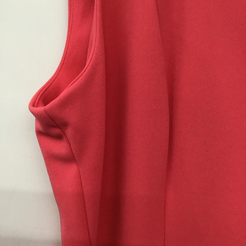 カルバン・クライン Calvin Klein ワンピース ロングスカート ノースリーブロングワンピース フレアスカート 無地 桃 / ピンク / pink レディース USED 古着 中古 10158696