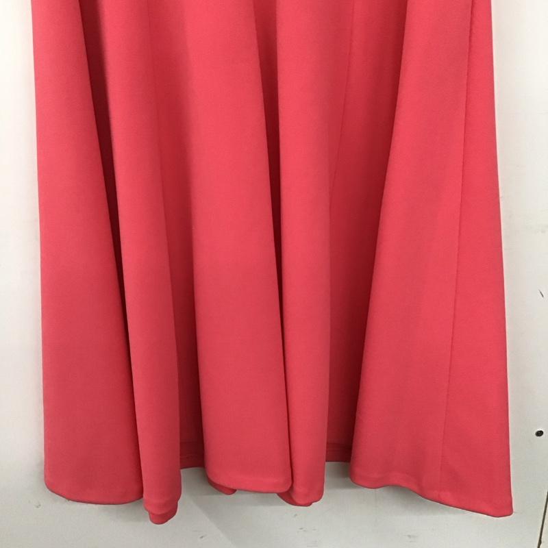 カルバン・クライン Calvin Klein ワンピース ロングスカート ノースリーブロングワンピース フレアスカート 無地 桃 / ピンク / pink レディース USED 古着 中古 10158696