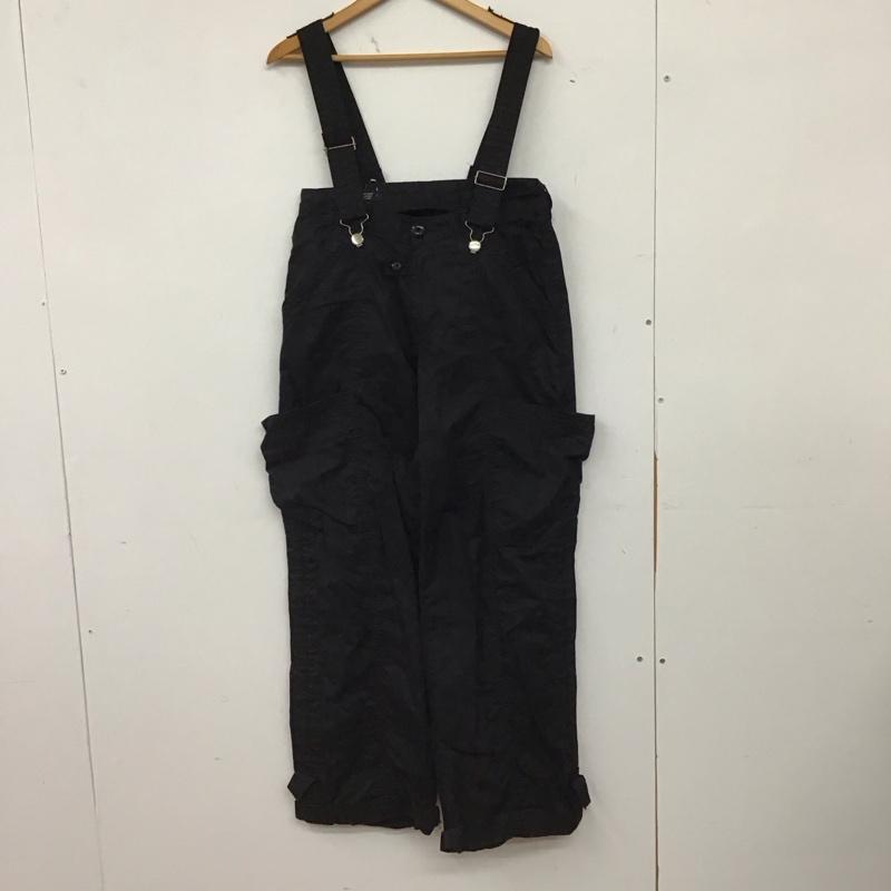 ボヘミアンソウル BOHEMSEO パンツ ワークパンツ、ペインターパンツ ワイドパンツ カジュアルパンツ ワークパンツ 1 無地 黒 / ブラック / black レディース USED 古着 中古 10158698
