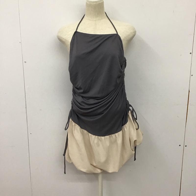 ザラ ZARA カットソー 半袖 ノースリーブカットソー プルオーバー 無地 灰 / グレー / gray レディース USED 古着 中古 10158700