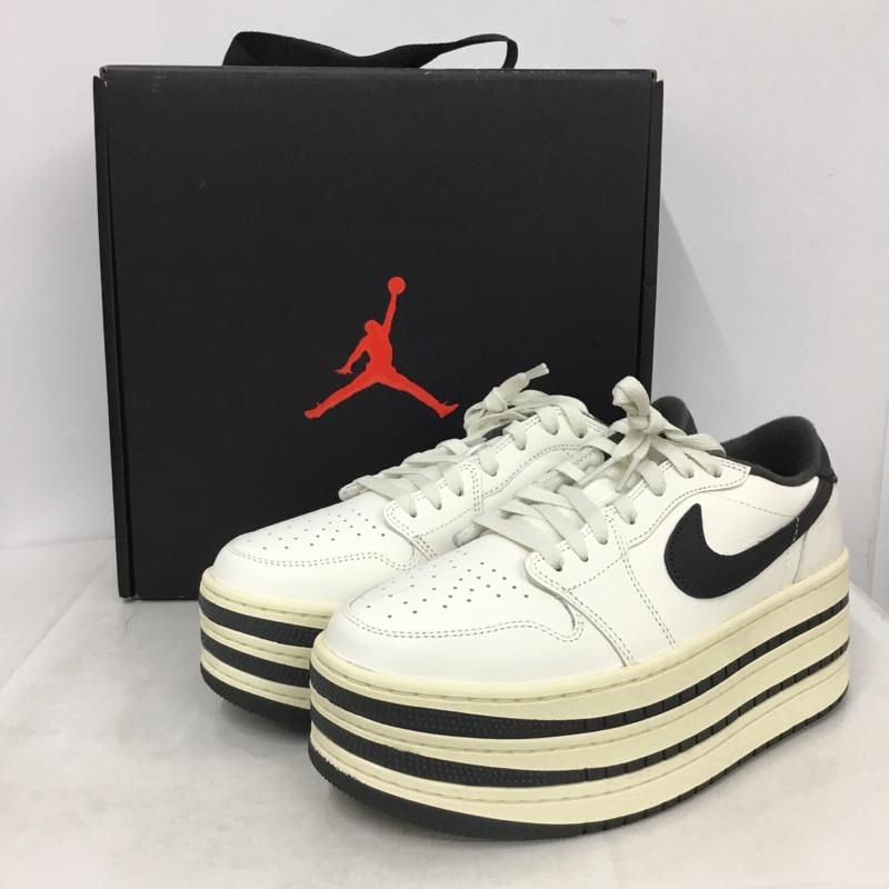 ナイキ NIKE スニーカー スニーカー HV8288-100 WMNS AIR JORDAN 1 TRIPLE STACK 27.5cm 箱有 27.5cm ロゴ、文字 アイボリー / アイボリー / X チャコールグレー / チャコールグレー / メンズ USED 古着 中古 10158701
