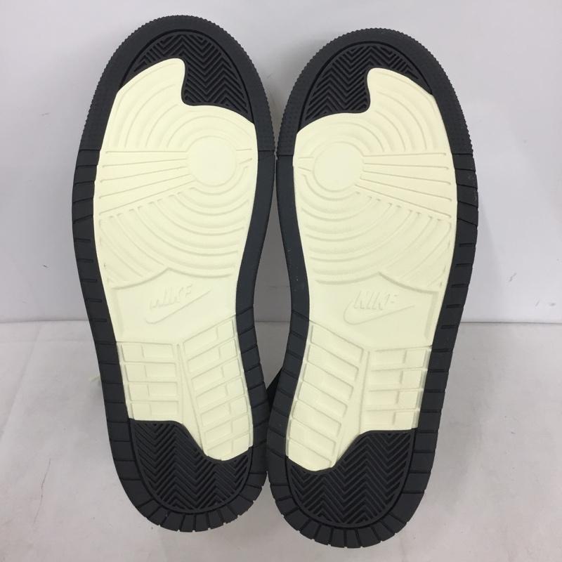 ナイキ NIKE スニーカー スニーカー HV8288-100 WMNS AIR JORDAN 1 TRIPLE STACK 27.5cm 箱有 27.5cm ロゴ、文字 アイボリー / アイボリー / X チャコールグレー / チャコールグレー / メンズ USED 古着 中古 10158701