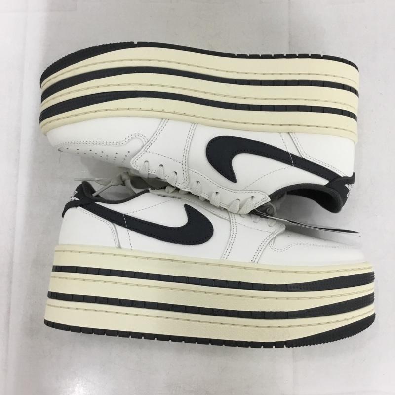 ナイキ NIKE スニーカー スニーカー HV8288-100 WMNS AIR JORDAN 1 TRIPLE STACK 27.5cm 箱有 27.5cm ロゴ、文字 アイボリー / アイボリー / X チャコールグレー / チャコールグレー / メンズ USED 古着 中古 10158701