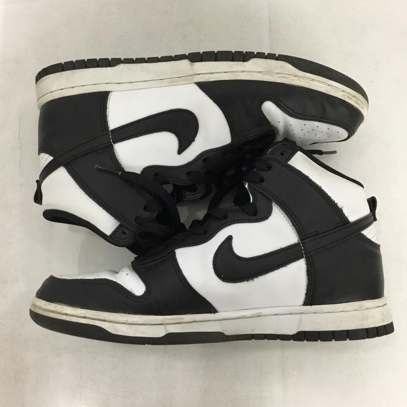 ナイキ NIKE スニーカー スニーカー DD1399-105 DUNK HI RETRO 26.5cm 箱有 26.5cm ロゴ、文字 白 / ホワイト / white X 黒 / ブラック / black メンズ USED 古着 中古 10158702