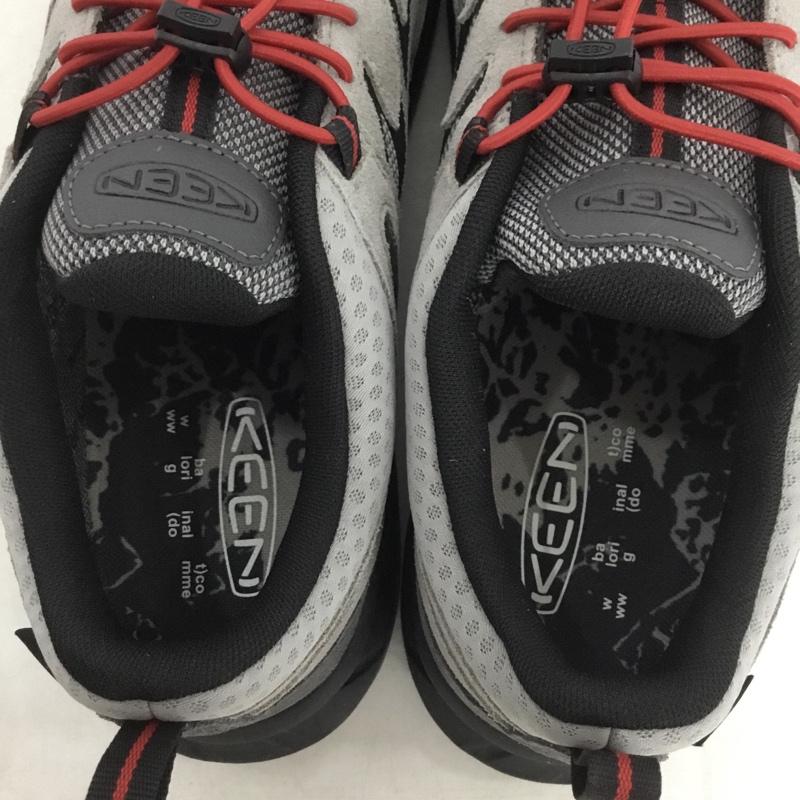 キーン KEEN スニーカー スニーカー 1031302 BAL HIGHTRAILE SP WP 30cm 箱有 30.0cm ロゴ、文字 灰 / グレー / gray X 黒 / ブラック / black X 赤 / レッド / red メンズ USED 古着 中古 10158704