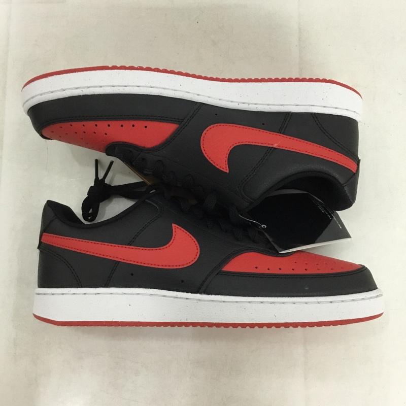 ナイキ NIKE スニーカー スニーカー FJ0685-010 COURT VISION LO NN 26.5cm 箱有 26.5cm ロゴ、文字 黒 / ブラック / black X 赤 / レッド / red メンズ USED 古着 中古 10158705