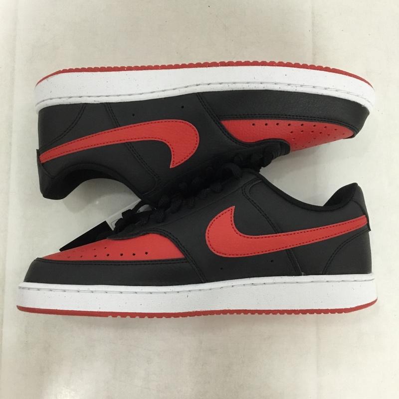 ナイキ NIKE スニーカー スニーカー FJ0685-010 COURT VISION LO NN 26.5cm 箱有 26.5cm ロゴ、文字 黒 / ブラック / black X 赤 / レッド / red メンズ USED 古着 中古 10158705