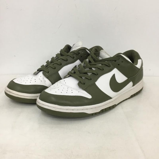 ナイキ NIKE スニーカー スニーカー DD1503-120 WMNS DUNK LOW 29cm 29.0cm ロゴ、文字 白 / ホワイト / white X カーキ / カーキ / khaki メンズ USED 古着 中古 10158707