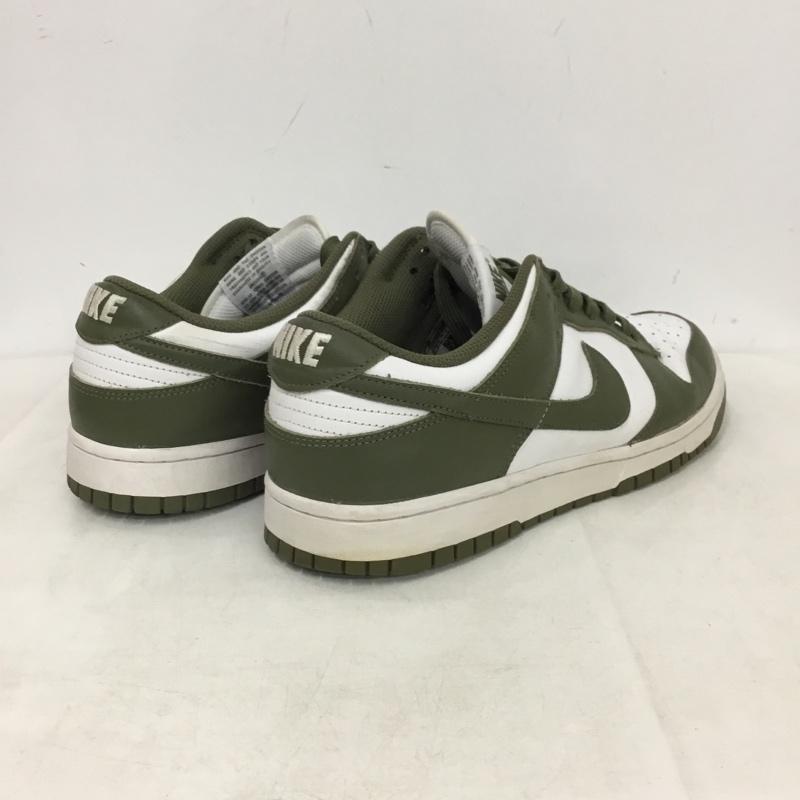 ナイキ NIKE スニーカー スニーカー DD1503-120 WMNS DUNK LOW 29cm 29.0cm ロゴ、文字 白 / ホワイト / white X カーキ / カーキ / khaki メンズ USED 古着 中古 10158707