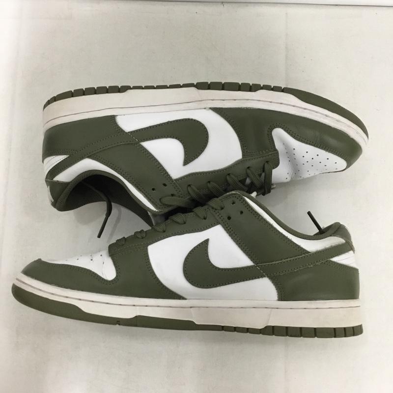 ナイキ NIKE スニーカー スニーカー DD1503-120 WMNS DUNK LOW 29cm 29.0cm ロゴ、文字 白 / ホワイト / white X カーキ / カーキ / khaki メンズ USED 古着 中古 10158707