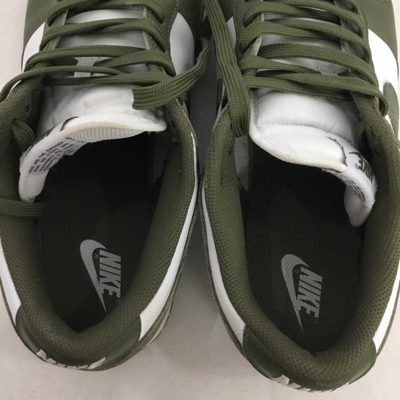 ナイキ NIKE スニーカー スニーカー DD1503-120 WMNS DUNK LOW 29cm 29.0cm ロゴ、文字 白 / ホワイト / white X カーキ / カーキ / khaki メンズ USED 古着 中古 10158707