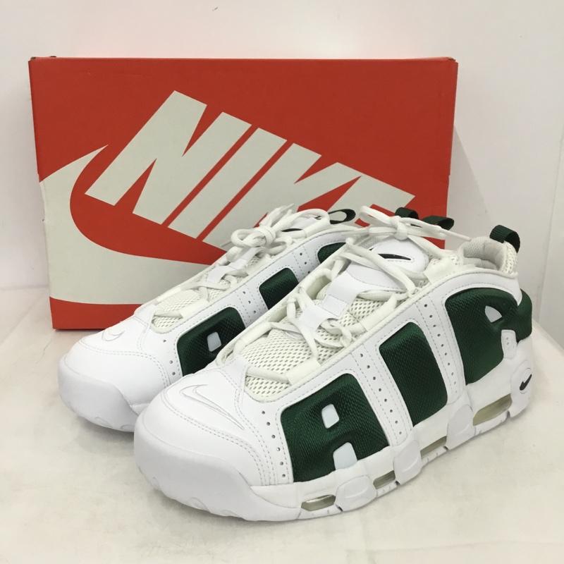 ナイキ NIKE スニーカー スニーカー FZ3055-102 AIR MORE UPTEMPO LOW 28cm 箱有 28.0cm ロゴ、文字 白 / ホワイト / white X 緑 / グリーン / green メンズ USED 古着 中古 10158709