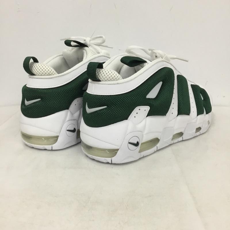 ナイキ NIKE スニーカー スニーカー FZ3055-102 AIR MORE UPTEMPO LOW 28cm 箱有 28.0cm ロゴ、文字 白 / ホワイト / white X 緑 / グリーン / green メンズ USED 古着 中古 10158709