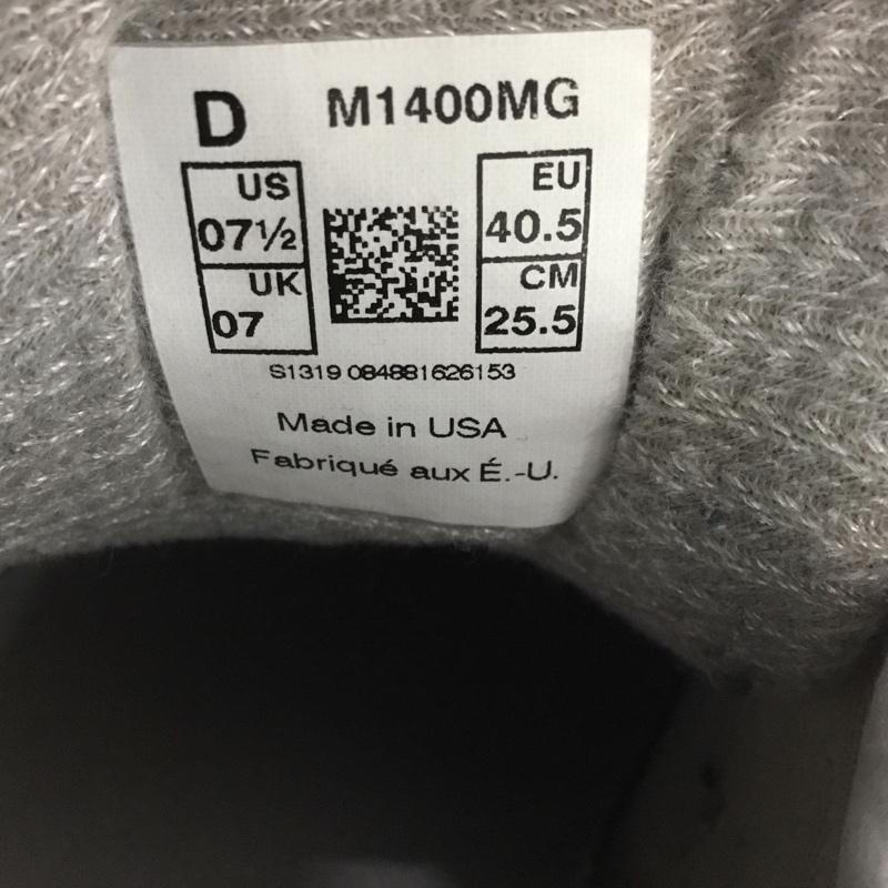 ニューバランス New Balance スニーカー スニーカー M1400MG MADE IN USA 25.5cm 25.5cm ロゴ、文字 カーキ / カーキ / khaki メンズ USED 古着 中古 10158711