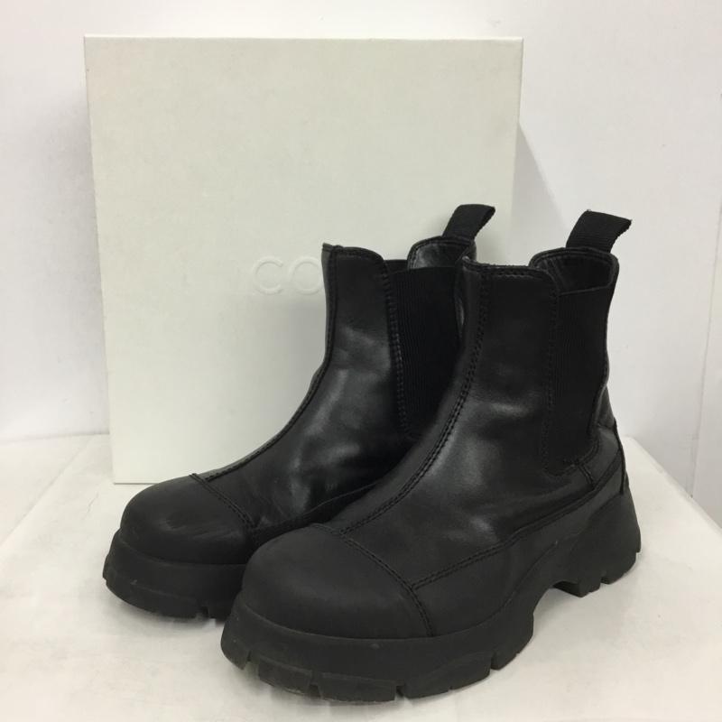 コス COS ブーツ 一般 1133884 サイドゴアブーツ EUR40 箱有 無地 黒 / ブラック / black メンズ USED 古着 中古 10158713
