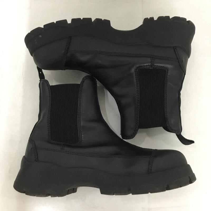 コス COS ブーツ 一般 1133884 サイドゴアブーツ EUR40 箱有 無地 黒 / ブラック / black メンズ USED 古着 中古 10158713
