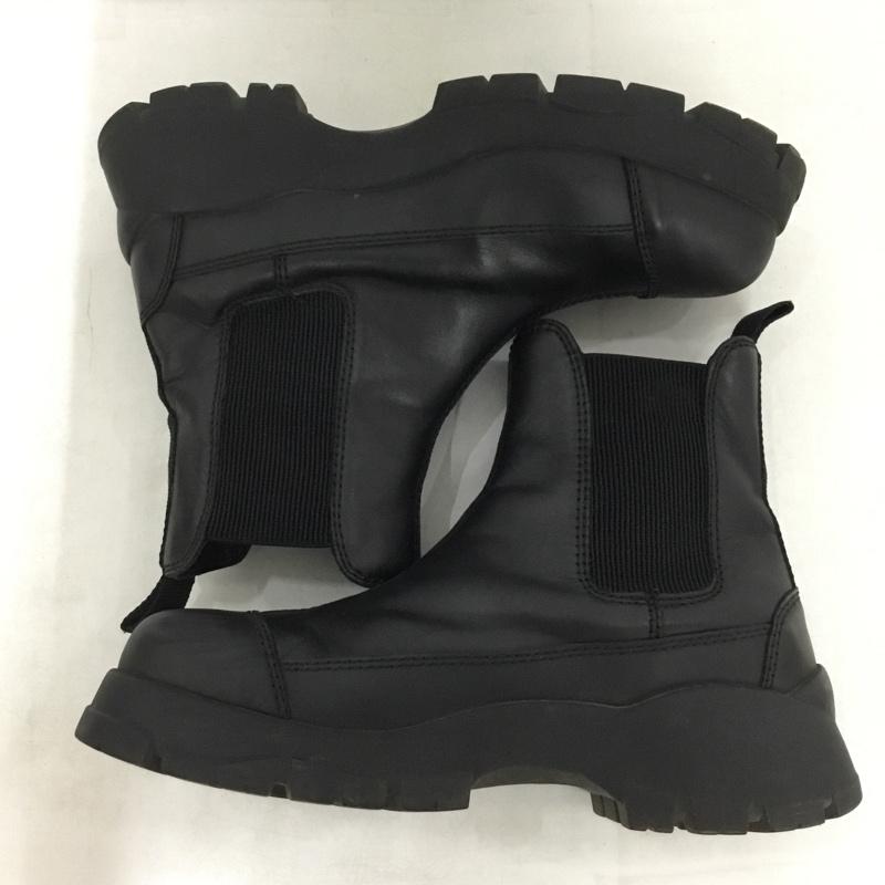 コス COS ブーツ 一般 1133884 サイドゴアブーツ EUR40 箱有 無地 黒 / ブラック / black メンズ USED 古着 中古 10158713