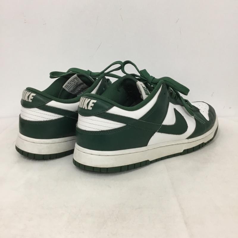 ナイキ NIKE スニーカー スニーカー DD1391-101 DUNK LOW RETRO 29cm 29.0cm ロゴ、文字 白 / ホワイト / white X 緑 / グリーン / green メンズ USED 古着 中古 10158716