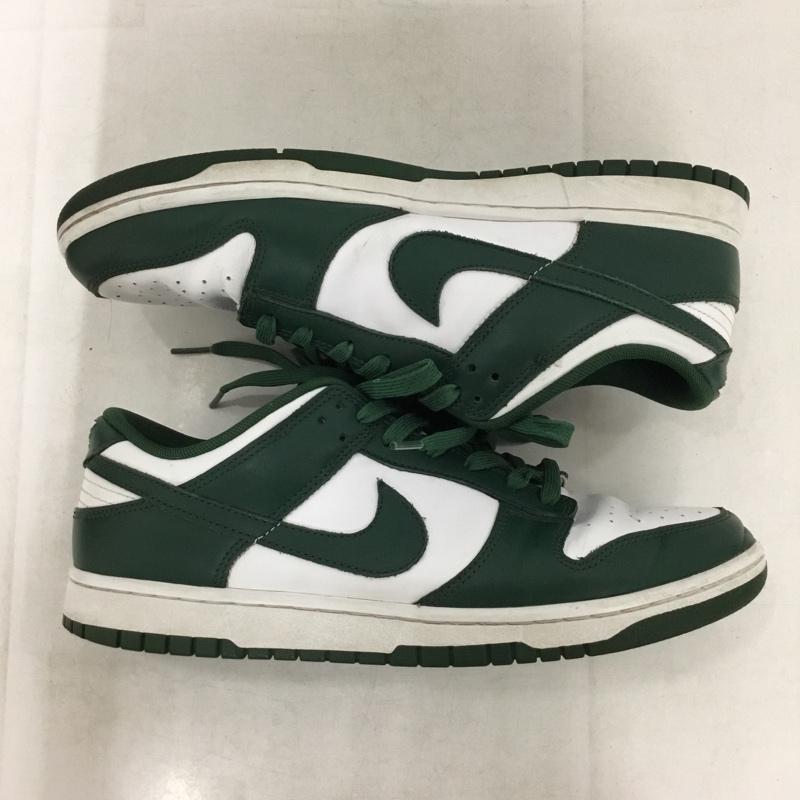ナイキ NIKE スニーカー スニーカー DD1391-101 DUNK LOW RETRO 29cm 29.0cm ロゴ、文字 白 / ホワイト / white X 緑 / グリーン / green メンズ USED 古着 中古 10158716