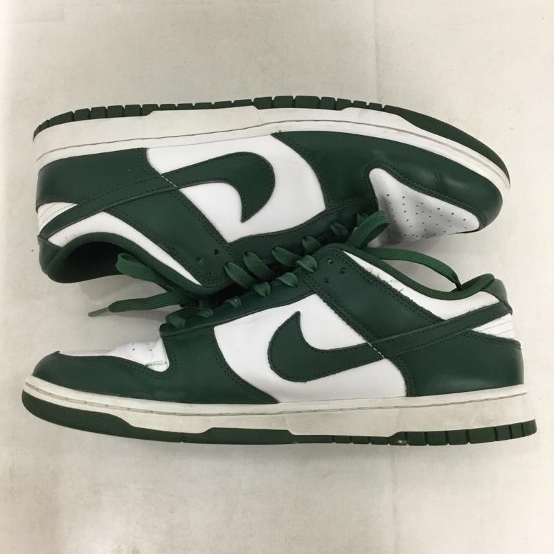 ナイキ NIKE スニーカー スニーカー DD1391-101 DUNK LOW RETRO 29cm 29.0cm ロゴ、文字 白 / ホワイト / white X 緑 / グリーン / green メンズ USED 古着 中古 10158716