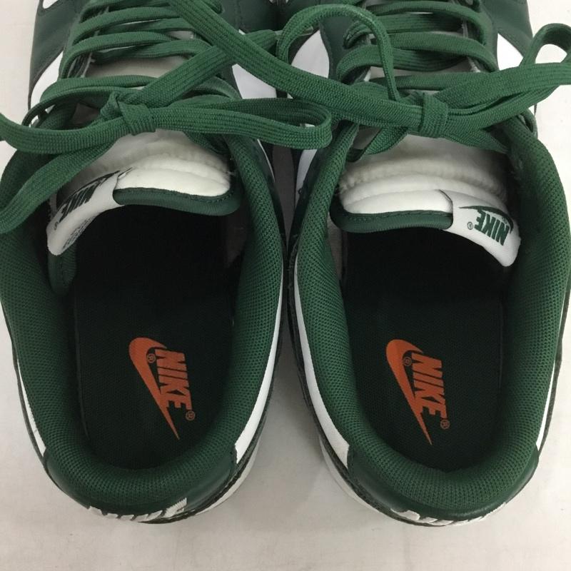 ナイキ NIKE スニーカー スニーカー DD1391-101 DUNK LOW RETRO 29cm 29.0cm ロゴ、文字 白 / ホワイト / white X 緑 / グリーン / green メンズ USED 古着 中古 10158716