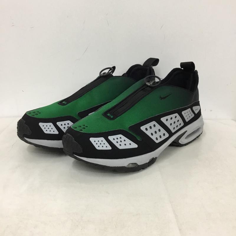 ナイキ NIKE スニーカー スニーカー HJ8080-300 W AIR MAX SNDR 29cm 29.0cm ワンポイント 黒 / ブラック / black X 灰 / グレー / gray X 緑 / グリーン / green メンズ USED 古着 中古 10158719