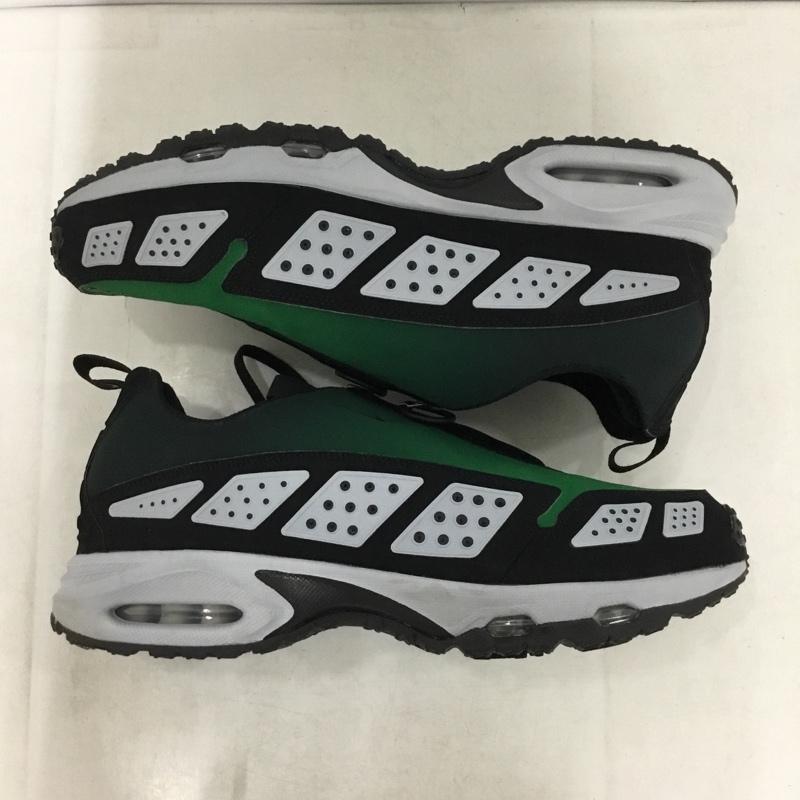 ナイキ NIKE スニーカー スニーカー HJ8080-300 W AIR MAX SNDR 29cm 29.0cm ワンポイント 黒 / ブラック / black X 灰 / グレー / gray X 緑 / グリーン / green メンズ USED 古着 中古 10158719
