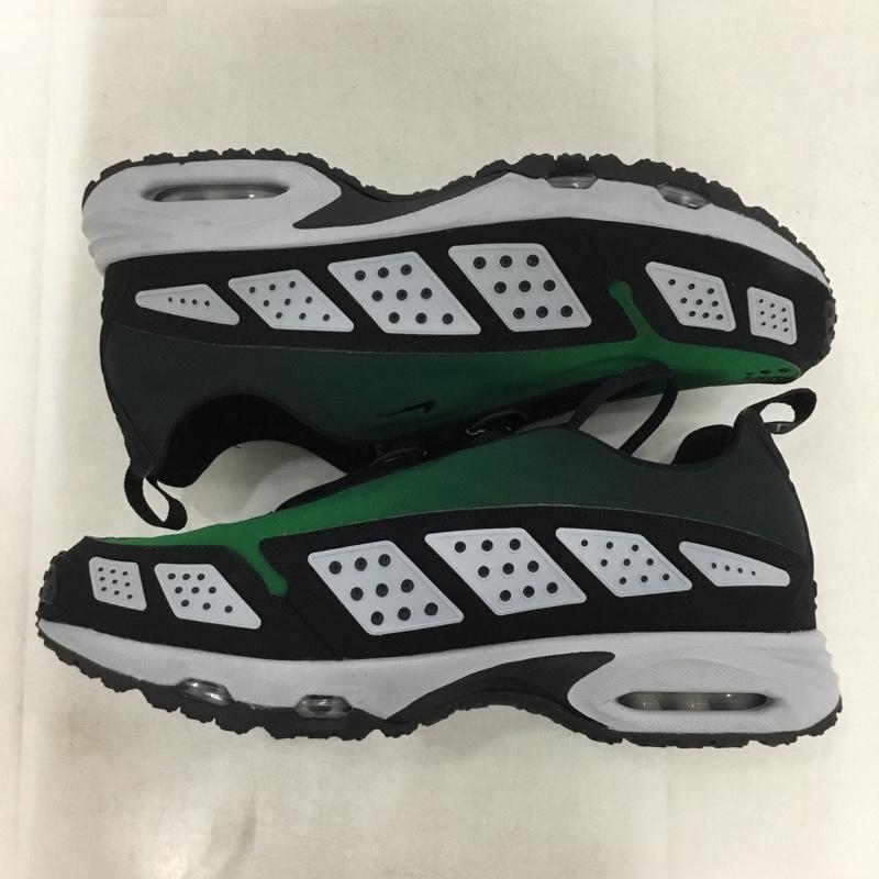 ナイキ NIKE スニーカー スニーカー HJ8080-300 W AIR MAX SNDR 29cm 29.0cm ワンポイント 黒 / ブラック / black X 灰 / グレー / gray X 緑 / グリーン / green メンズ USED 古着 中古 10158719
