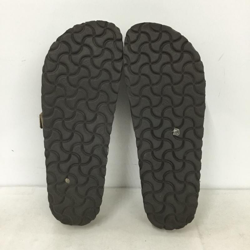 ビルケンシュトック BIRKENSTOCK サンダル サンダル バックリー ハーフクロッグ 38 24.5 24.5cm 無地 グレージュ / グレージュ / レディース USED 古着 中古 10158720