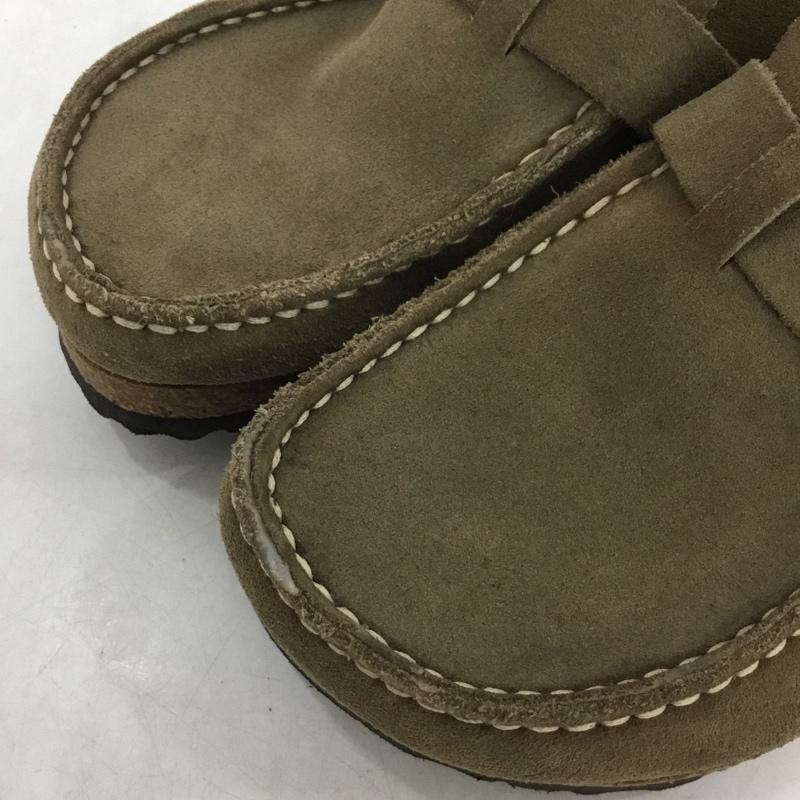 ビルケンシュトック BIRKENSTOCK サンダル サンダル バックリー ハーフクロッグ 38 24.5 24.5cm 無地 グレージュ / グレージュ / レディース USED 古着 中古 10158720