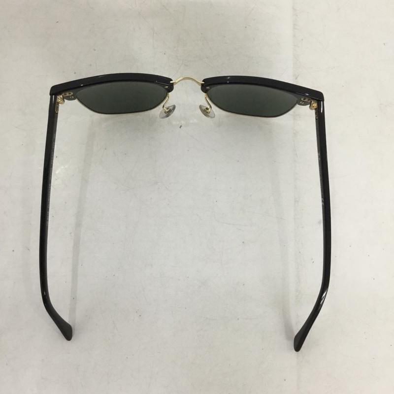 レイバン Ray-Ban めがね・サングラス サングラス RB3016 CLUBMASTER カラーレンズ 箱有 ロゴ、文字 黒 / ブラック / black メンズ USED 古着 中古 10158725