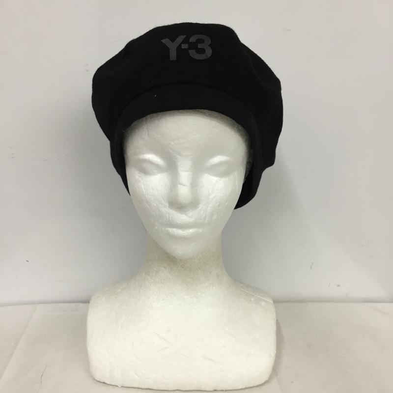 ワイスリー Y-3 帽子 ベレー帽 GK4317 ヨウジヤマモト adidas ロゴ、文字 黒 / ブラック / black メンズ USED 古着 中古 10158726