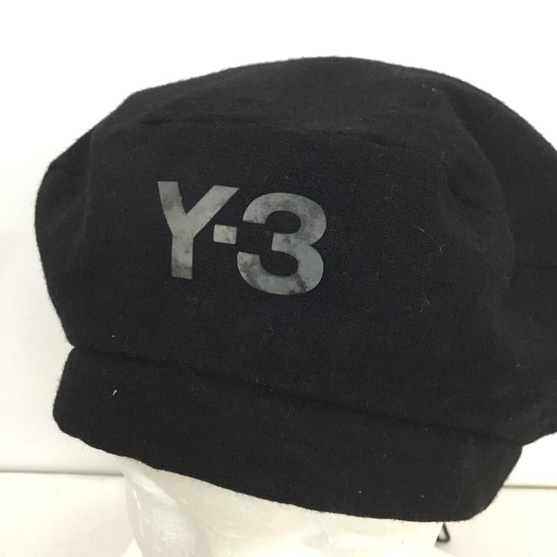 ワイスリー Y-3 帽子 ベレー帽 GK4317 ヨウジヤマモト adidas ロゴ、文字 黒 / ブラック / black メンズ USED 古着 中古 10158726
